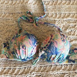 Push Up Tie Bikini Top